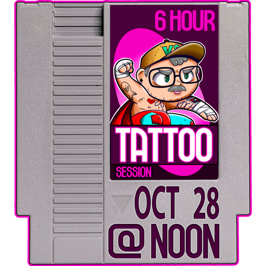 6 Hour Tattoo Session with CK October 28th, 2023