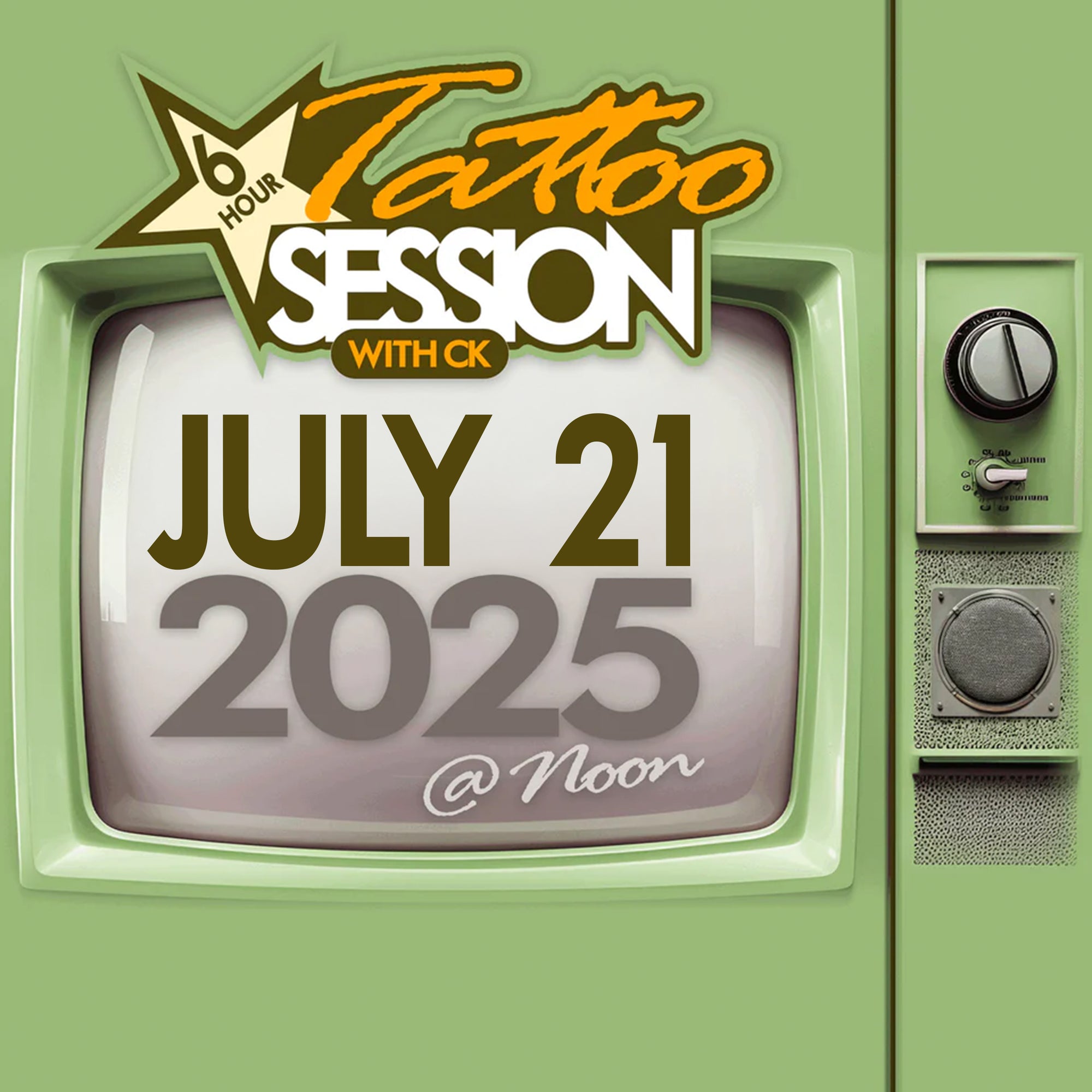6 hour Tattoo Session with CK July 21, 2025